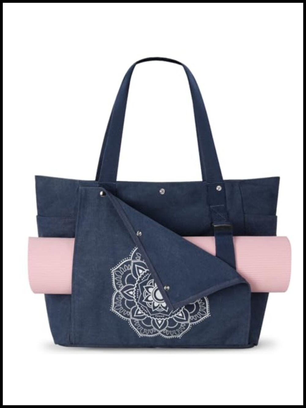 Gonex Canvas Yoga Mat Bag Tote Pilates Gym Carrier with Yoga Mat Pocket